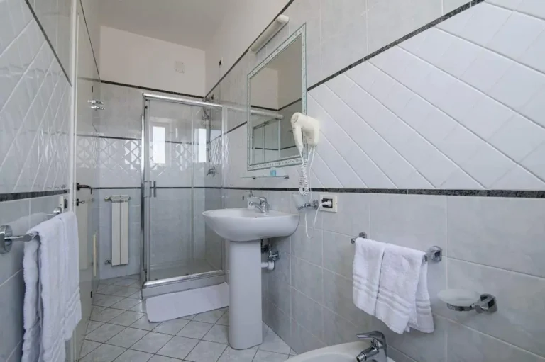 Bagno privato con doccia della Camera Standard